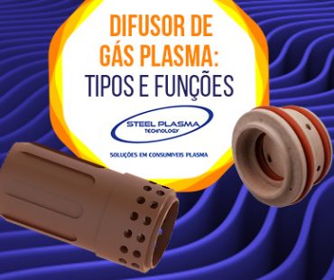 Tipos e funções de difusor de gás plasma.